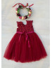 Lace Tulle Tea Length Popular Flower Girl Dress